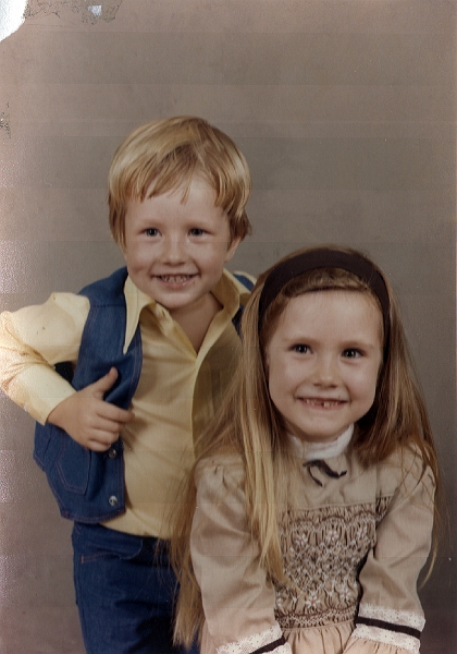 elaine & jeff 1.jpg - This one's always been a family favorite. "I have a vest! See my vest?"